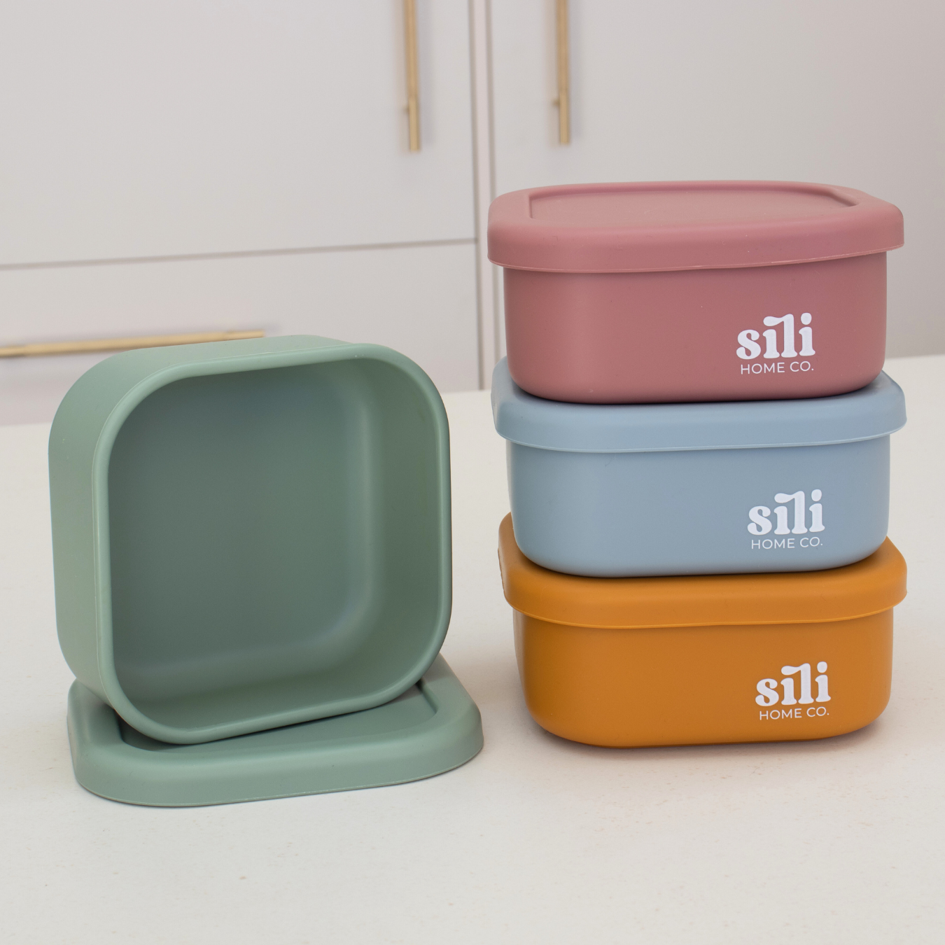 Square Lunch Box Bundle - Set of 4