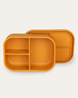 Orange divided bento lunch box
