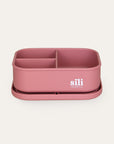 Pink divided lunch box