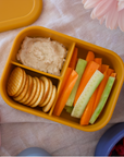 Mustard Bento Lunch Box filled