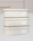 Sili Speckled Rectangle Lunch Box Bundle