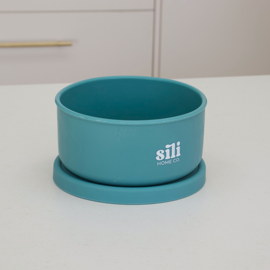 Sili Round Lunch Box - Aqua