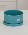 Sili Round Lunch Box - Aqua