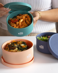 Sili Round Lunch Box Bundle