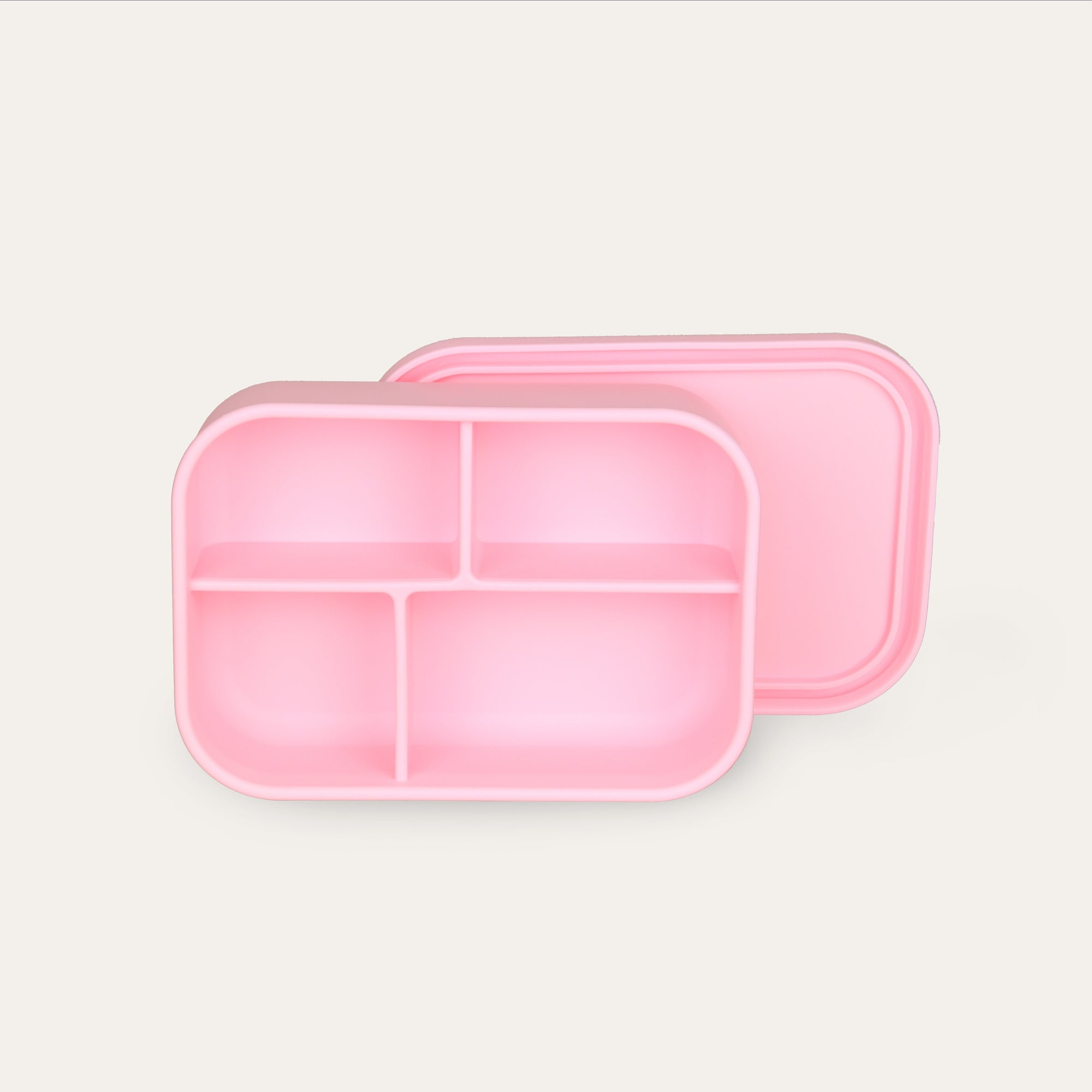 pink divided lunch box