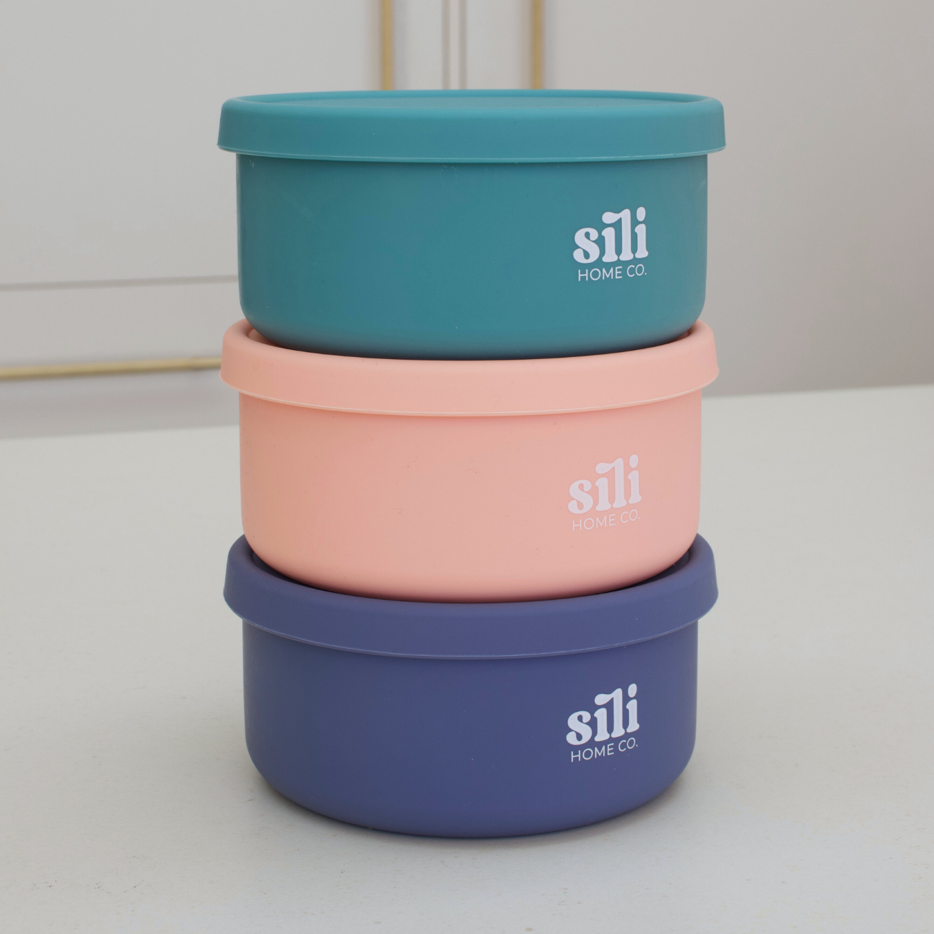 Sili Round Lunch Box - Purple