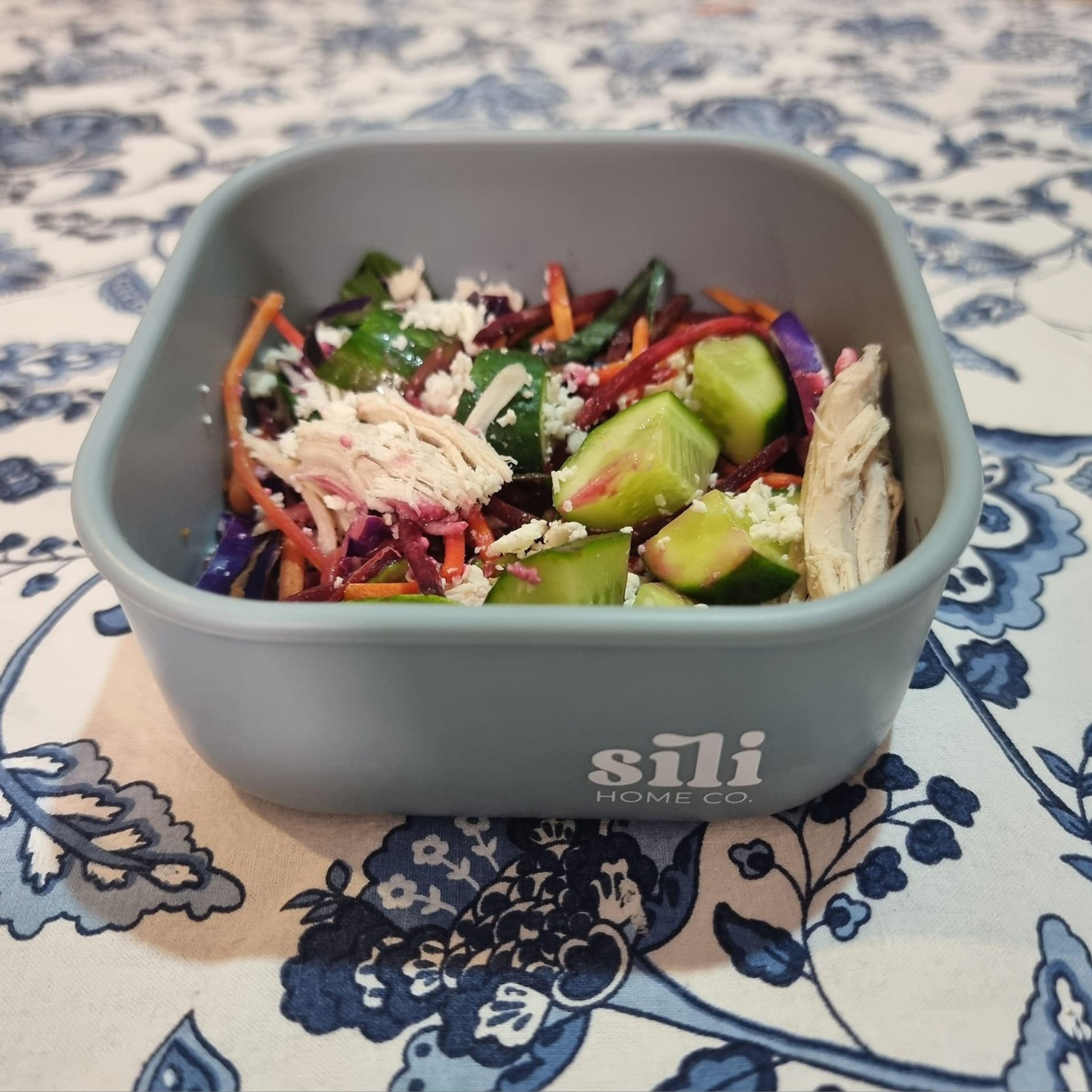 Sili Square Lunch Box - Blue