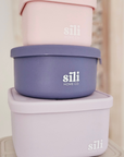 Sili Round Lunch Box - Purple