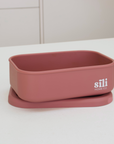 Sili Rectangle Lunch Box - Mauve