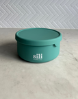 (SECONDS) Sili Round Lunch Box - Aqua 