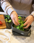 Sili Rectangle Lunch Box - Liquorice
