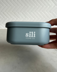 (SECONDS) Sili Square Lunch Box - Blue 