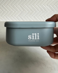 (SECONDS) Sili Square Lunch Box - Blue 